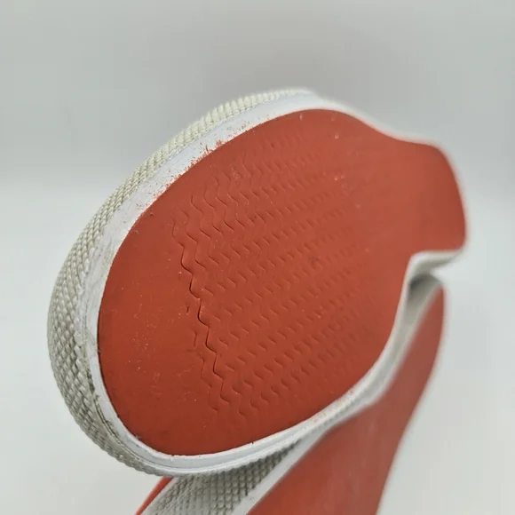 Sperry x Rebecca Minkoff Washed Canvas High Top Sneakers, Orange, Women's 7.5 - Picture 13 of 16